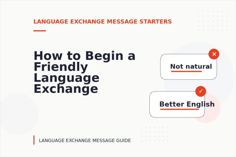 How to Begin a Friendly Language Exchange Message How to Begin a Friendly Language Exchange Message