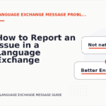 How to Report an Issue in a Language Exchange Message