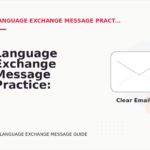 Language Exchange Message Practice: Email and Message Examples